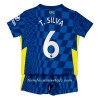 Conjunto (Camiseta+Pantalón Corto) Chelsea T. Silva 6 Primera Equipación 2021/22 - Niño